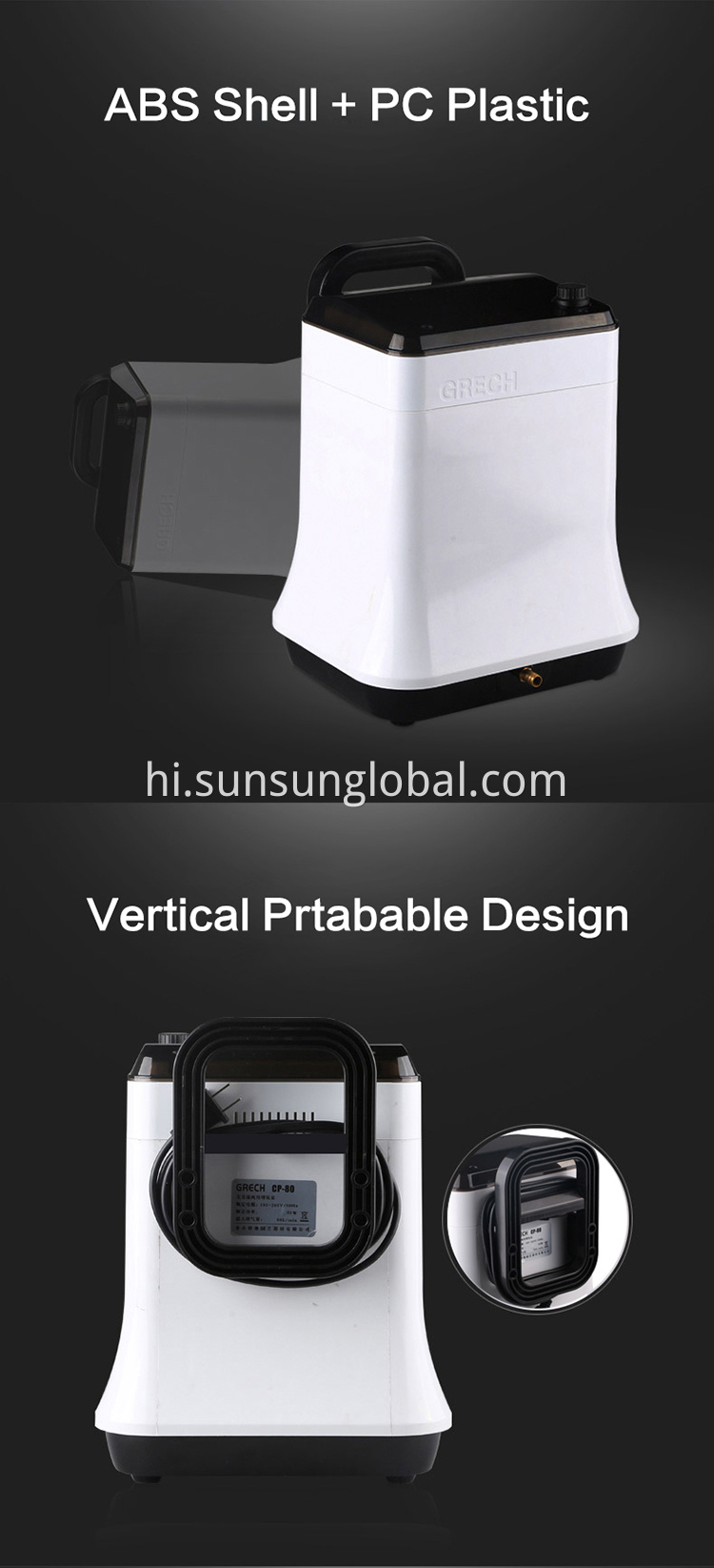 सनसन इलेक्ट्रिक पावर्ड एसी डीसी एयर पंप